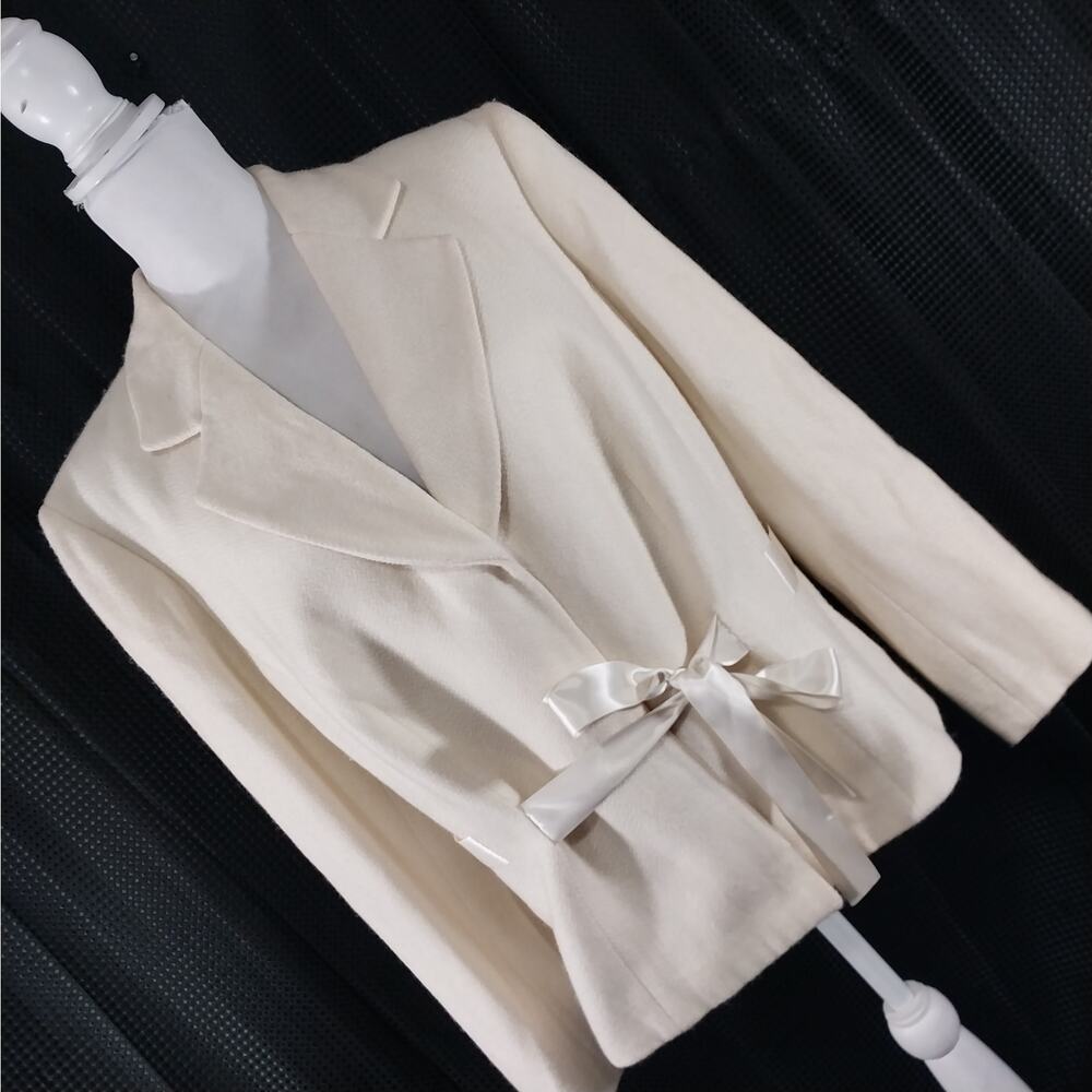 Tahari Cream Women's Blazer Jacket - Picture 10 of 10
